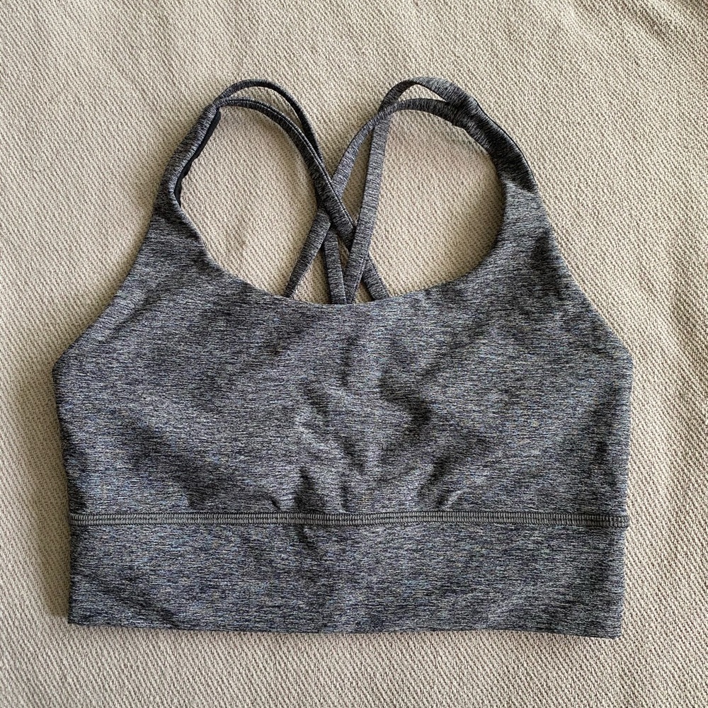 lululemon energy bra long line size 6